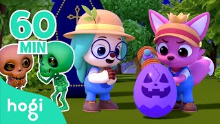 🎃 Old MacDonald Had Spooky Eggs and More｜Halloween Songs for Kids｜Hogi Halloween｜Hogi Pinkfong [upl. by Wyler19]