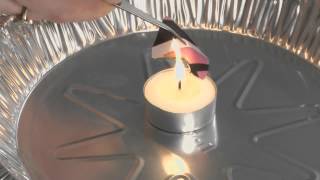 Burn Testing for Fabric Identification [upl. by Iveel]