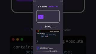 Here are 3 ways to center a DIV [upl. by Airdnna]