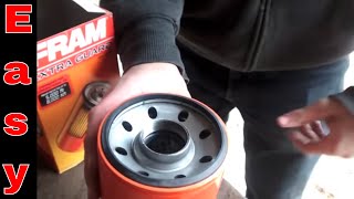 How to do an Oil Change on a 2003 Ford 73 Liter Diesel HowTo [upl. by Dej]