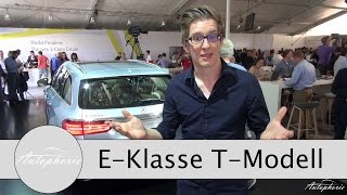 Weltpremiere MercedesBenz EKlasse TModell BR 213 Vorstellung  Autophorie [upl. by Merari620]