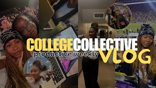 THE COLLEGE COLLEECTIVE VLOGS FRESHMAN FILES  apartment hunting study sesh end of fall semester [upl. by Odrareve311]