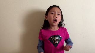 MaleaEmma 6 years old singing Lionheart by Demi Lovato [upl. by Blanca968]