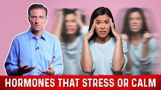 Stress amp Anti Stress Hormones Cortisol amp Serotonin Explained By DrBerg [upl. by Chery244]