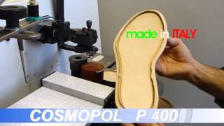 COSMOPOL P4000  INCRENA E CANALINO  GROOVING AND CHANNELING MACHINE [upl. by Esau331]