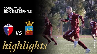 Andiamo agli ottavi FC Vado  Saluzzo Highlights [upl. by Lahcim161]