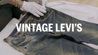 How to see vintage Levis 501s  FASHION AS DESIGN [upl. by Tomasine]