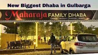 Gulbarga Biggest Family Dhaba  Zabardast Dhaba Style Food  Sid Vlogs [upl. by Kcirde]