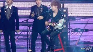 FANCAM 120211 INFINITE SECOND INVASION  Hidden Track  Sunggyu [upl. by Jessica]