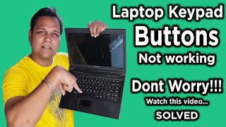 Solved How to fix Laptop keypad BUTTONS not working  Some keys are not working  Laptop repair [upl. by Goff532]