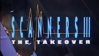 Scanners 3 The Takeover  1992 VHS [upl. by Onitnatsnoc]