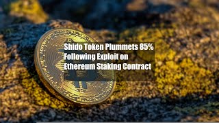 Shido Token Plummets 85 Following Exploit on Ethereum Staking [upl. by Rubia]