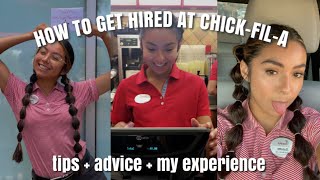 how to get hired at ChickfilA 2021 my experience  tips [upl. by Yleoj]