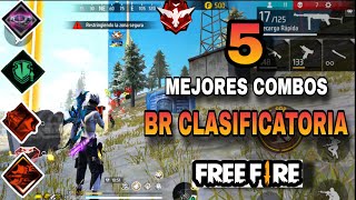 5 MEJORES COMBO DE HABILIDADES PARA CLASIFICATORIA EN FREE FIRE [upl. by Grefe]