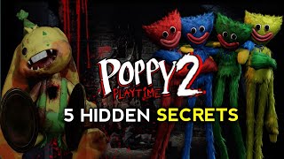 Poppy Playtime Chapter 2 Hidden Secrets  Poppy Playtime Chapter 2 Secrets  Stubbyboy [upl. by Annodahs]