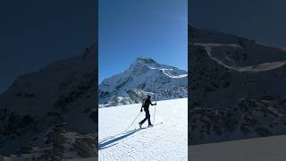 First ski tour  shooting of the season in Zermatt in the books 👌 skitour winter shorts [upl. by Wong796]