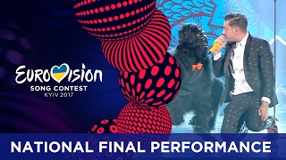 Francesco Gabbani  Occidentalis Karma Italy Eurovision 2017  National Final Performance [upl. by Nyllij]