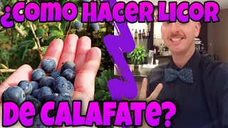 COMO HACER LICOR DE BAYAS DE CALAFATE  Licor Artesanal 🍇🍒🤤👌 [upl. by Elcin]