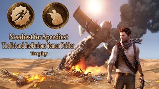 Uncharted 3  Neediest for Speediest  The Fat and the Furious Yemen drifter Trophy [upl. by Kallman]