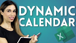 Create Easy Yearly Calendar in Excel and Sheets with a SINGLE Formula [upl. by Belle]