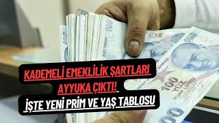 Kademeli emeklilik ayyuka çıktı Milyonlara erken emeklilik geldi [upl. by Lemahs]