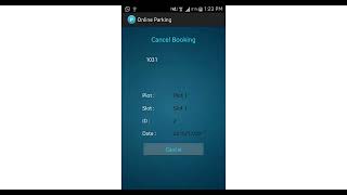 Android Based Parking Booking System [upl. by Inittirb]