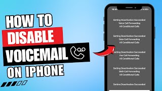 How to Disable Voicemail on iPhone ✅  Turn Off Voicemail [upl. by Slade]