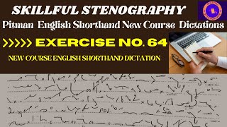 Pitman New Course English Shorthand Speed Dictation [upl. by Nylecaj]