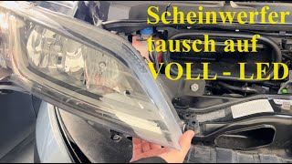 Ducato 8 Scheinwerfer wechseln und Voll LED Umbau Full LED Headlights Change [upl. by Hola498]