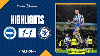 PL Highlights Albion 1 Chelsea 1 [upl. by Littlejohn]