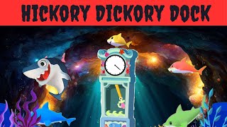 Hickory Dickory Dock  Baby Shark Kids Song  Nursery Rhymes  Super Simple Songs [upl. by Eyllek763]