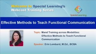 Mand Training Across Modalities Effective Methods to Teach Functional Communication [upl. by Sillaw]