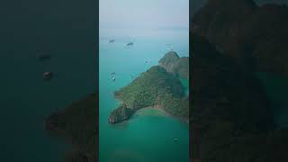 Halong Bay Drone View  Vietnam travel halongbayvietnam beach island vietnam nasirgrapy [upl. by Coreen]