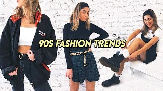 HOW TO STYLE 90s TRENDS IN 2019 ☆ mom jeans plaid skirts doc martens etc [upl. by Aihsilef]