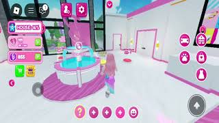 Barbies poppenhuis bouwen in Roblox [upl. by Aynotak]