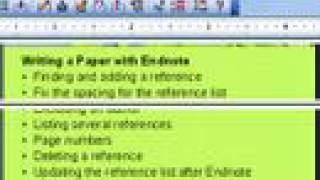 12 Writing a Paper with Endnote [upl. by Brookhouse]