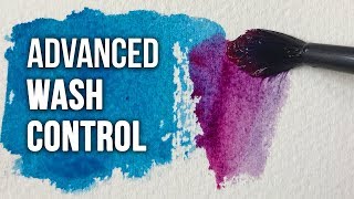 Advanced WASH CONTROL  Watercolor Painting Technique [upl. by Buchalter]