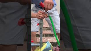 How to hold Hdpe to Pvc flexible pipe [upl. by Sille55]