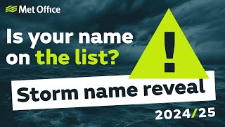 202425 Storm name reveal – 290824 – Met Office UK [upl. by Schuyler468]