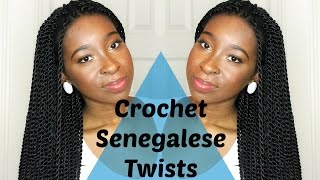 Crochet Senegalese Twists Mini TUTORIAL ∆ ZURY [upl. by Aisan]