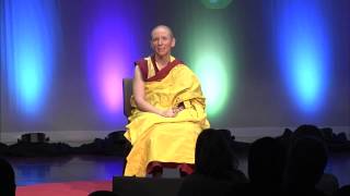 Happiness is all in your mind Gen Kelsang Nyema at TEDxGreenville 2014 [upl. by Jenn]