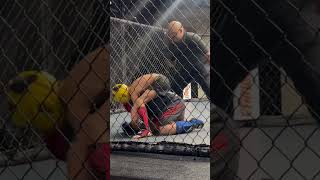 2 round rear naked choke submision mma kikboxing boxing [upl. by Ruomyes]