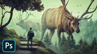 quotGiant Wildsquot Photo Manipulation  Photoshop Tutorial [upl. by Mano19]