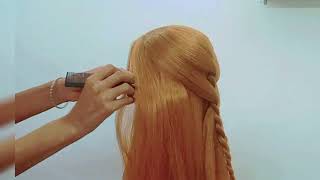 Very beautiful ponytail hairstyle for girls  Long hairstyle for daily use  poni hair style girl [upl. by Nivrae450]