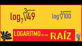 LOGARITMOS PROPIEDADES con RAÍZ paso a paso Raíz cuadrada cúbica EJEMPLOS RESUELTOS [upl. by Kissner]