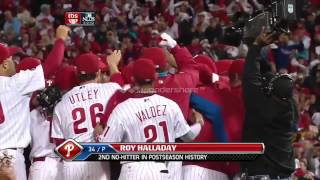 Roy Halladay NLCS NOHITTER best moments [upl. by Allemrac]