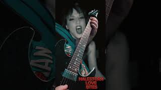 Love bites Halestorm guitar [upl. by Ahsatel845]