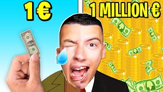 REDKILL devient MILLIONAIRE dans MONEYLAND  NOOB vs PRO vs HACKER [upl. by Sasnett]