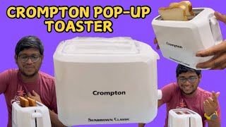 Crompton Sunbrown Classic Popup Bread Toaster Unboxing Video trending food shorts shortvideo [upl. by Enirehs51]