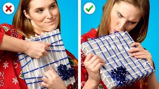 8 Christmas Pranks Mean Gift Wrapping Ideas and Funny Pranks [upl. by Acireed]